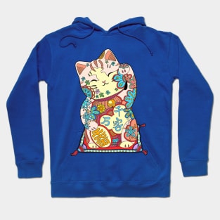 Lucky Cat Chinese Luck Kitty Hoodie